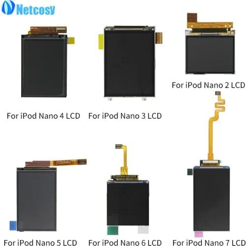 Netcosy For iPod Nano 2 3 4 5 6 7 Generation LCD Display Screen Replacement Parts For iPod Nano 2 3 4 5 6 7 LCD Screen