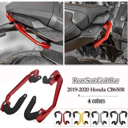 For 2019 2020 2021 Honda CB650R CBR650R Rear Passenger Seat Grab Bar Handlebar Handle Bar Hand Rail Motorcycle Accessories Black