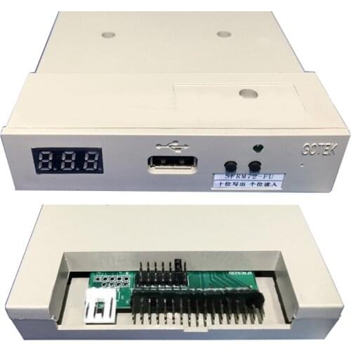 H4GA SFRM72-FU 720KB Floppy Disk Reader Drive USB SSD Floppy Drive Emulator 32-Bit Plug and Play for Tajima Lucky Behringer