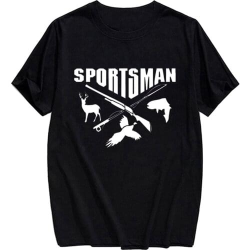 CLOOCL Deer Hunting Fishing Pure Cotton T-Shirts 3D Printed Fashion Harajuku Style TShirts Hip Hop Casual Tops Funny Cotton Tees