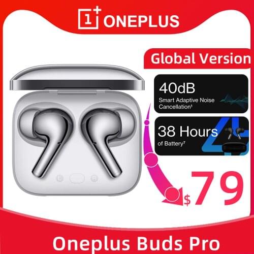 OnePlus Buds Pro TWS Earphone Adaptive Noise Cancellation LHDC 38 Hours Battery IP55 Water Resistance For Oneplus 9 Pro 9R