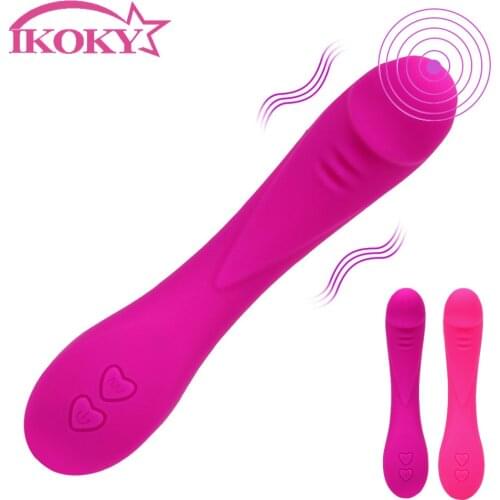 IKOKY G-spot Massage 12 Speeds Vagina Clitoris Stimulate Female Masturbator Sex Toys for Woman Dildo Vibrator Powerful Vibration