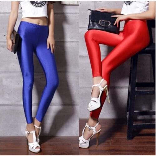 White summer leggings women skinny leggings black big size colors latex black leggings top slim for women leggings pants