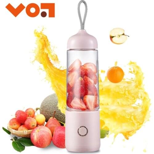 VOA Mini Portable Juicer Fruit Smoothie Blender USB Electric Blender Cutting Machine For Machine Food Processor Manufacturer Jui