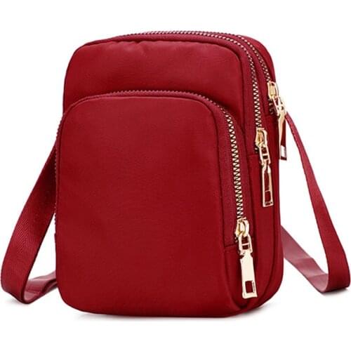 LKEEP Fashion Women Crossbody Zipper Mobile Phone Shoulder Bag Lady Female Multifunction Handbag Wrist Purse New Hot 2020