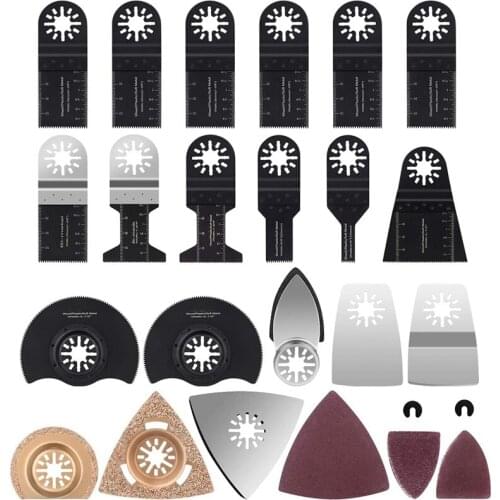 Saw Blade Kit, 105-Piece Saw Blade Oscillating Accessory Set, Multifunctional Tool Accessory Set For Fein Multimaster