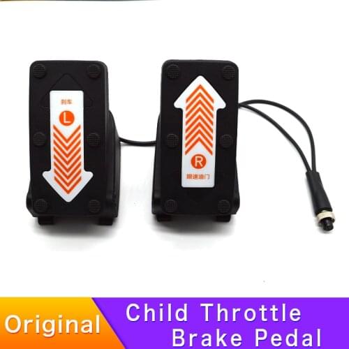 Original Child Throttle Brake Pedal for Ninebot Gokart PRO Lamborghini Kit kart Accessories