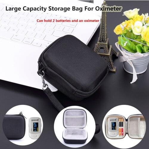 Oximeter Storage Bag Finger Pressure Type Eva Kit Neutral Medicals Kit Protective Case Hard Zipper Carry Pouch Box