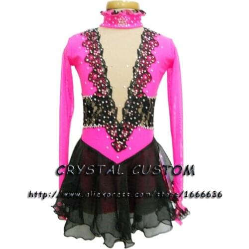 Custom Adult Figure Ice Skating Dresses With Spandex Graceful New Brand Figure Skating Dress For Competition DR2729