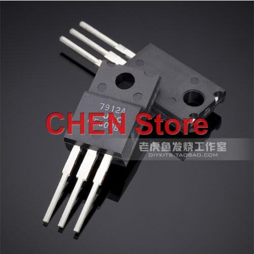 10pcs Japan JRC NJM7912FA TO-220F Negative Voltage Triple-terminal Voltage-regulator Tube LM7912 IC Integrated Chip JRC7912A