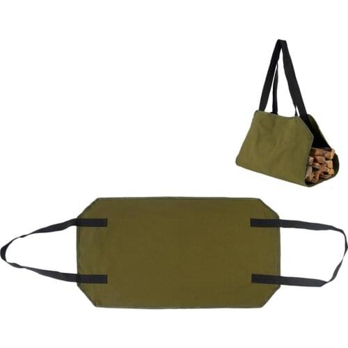 100x50cm Canvas Faggot Storage Bag Multiple Function Portable Large-capacity Package For Storage Non-slip Handle Bag Supplies