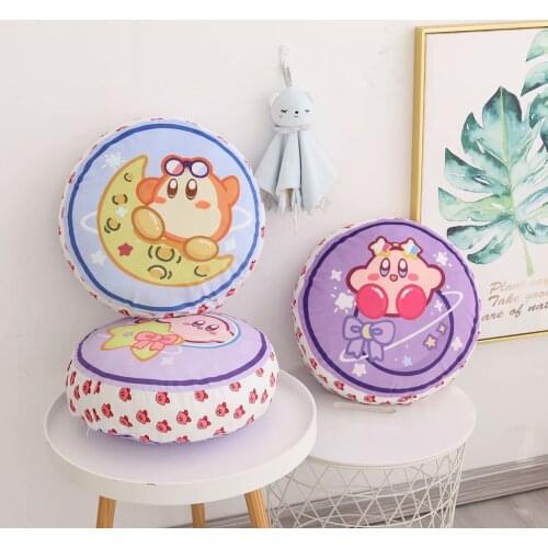 Anime plush Kirby Kawaii flower pillows stuffed toys game peripheral dolls sofa cushion decorated gift for girl