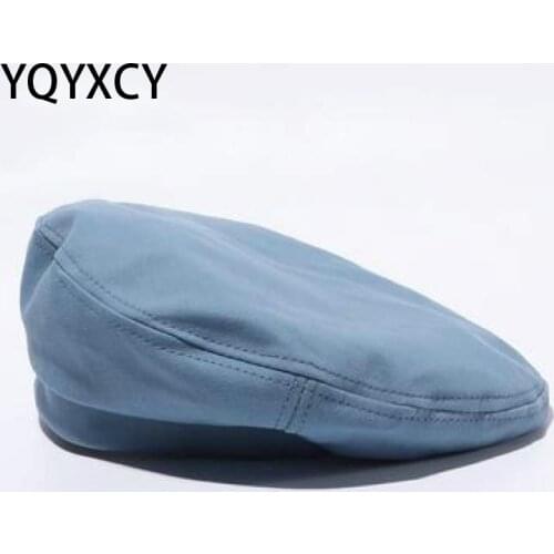 Beret Hats For Women Hat Cotton Solid Color Fashion Retro Thin Painter Cap Hat Female Gorras Vintage Flat Women Hat Gorro