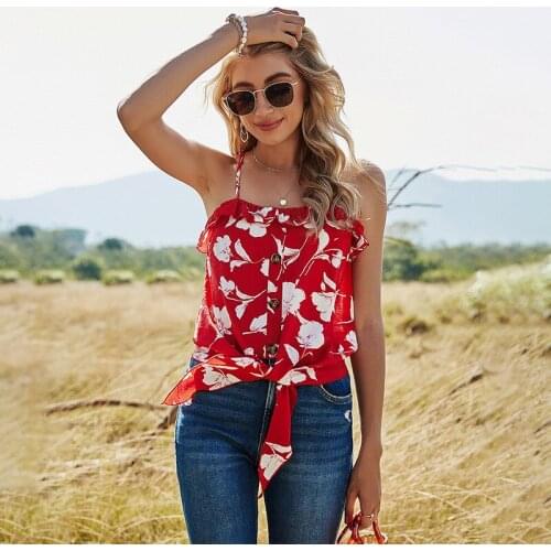 DUISNENA Red Blouses