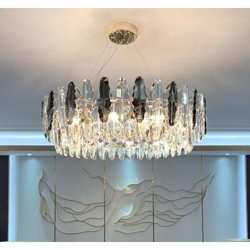 Chandelier Crystal chandelier living room lamp Simple modern atmosphere dining room lamp New post-modern lamps