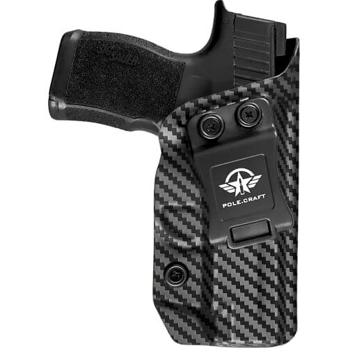 P365XL Holster, Carbon Fiber Kydex Holster IWB Custom Fit: Sig Sauer P365XL Pistol Case - Inside Waistband Concealed Carry