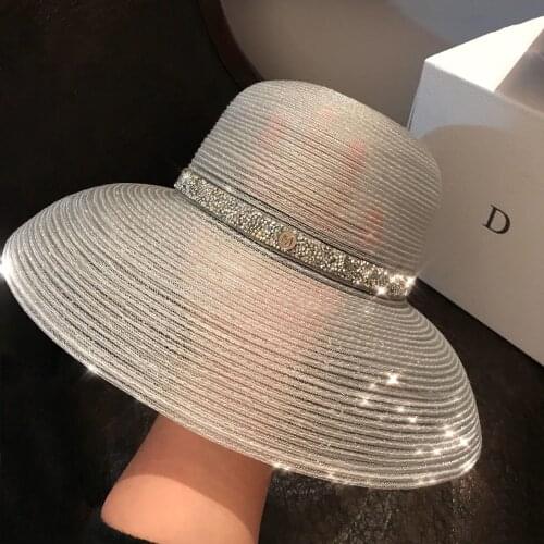 Summer Hats For Beach Women Transparent Hats For Women Visors Hat Wide Brim Hat Caps UV UPF50 Travel Foldable