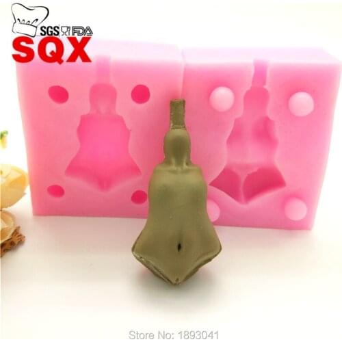 Human body model Food-Grade Silicone Mold 3D Shape Of Lady Fondant Cake Decorating Tools, candle molds, Silicone Cake Mold LH30