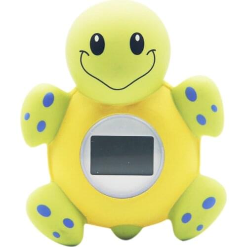 New Baby Safe Floating Baby Bath Thermometer With Alarm Function Kids Bath Toys Infant Swim Turtle Shape Baby Bathing Toys