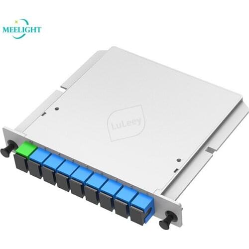 5pcs 100% new SC / UPC 1:8 splitter high quality 0.3dB chip 1:8 splitter