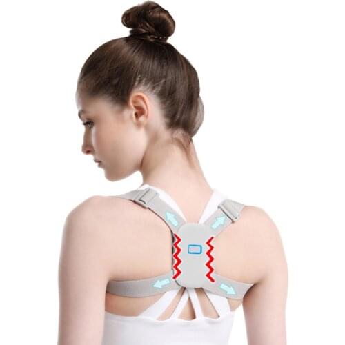 2020 Adjustable Smart Posture Corrector Electronic Back Support Intelligent Brace Support Belt Shoulder Training Belt Correction
