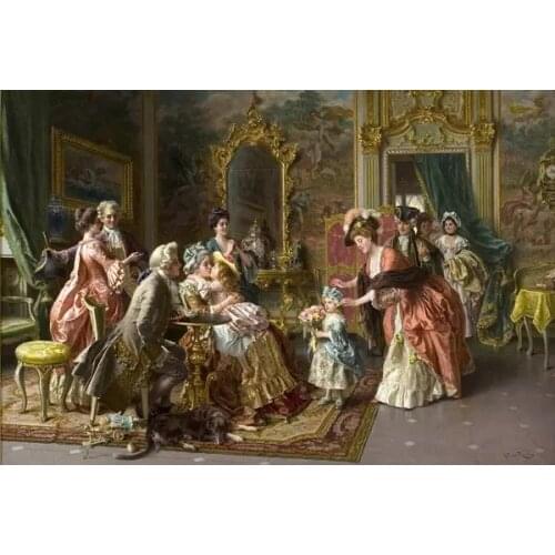 Custom picture Needlework,DIY Cross stitch,Sets For Full Embroidery kit, 11ct Printed Wedding Wall Decor