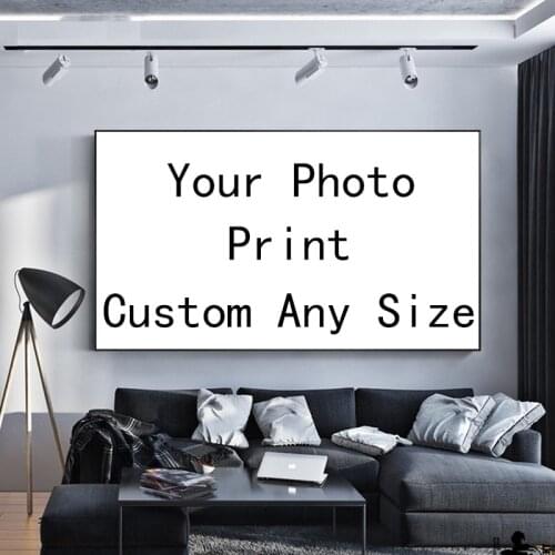 Modern Custom Canvas Painting Waterproof Posters And Prints On Wall Art Your Photo Picture For Living Room Home Decor Cuadros