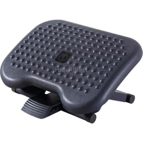 Adjustable Height Foot Rest Stool Ergonomic Comfortable Under Desk Home Office Massage Relaxation Foot Stool Feet Support Relax