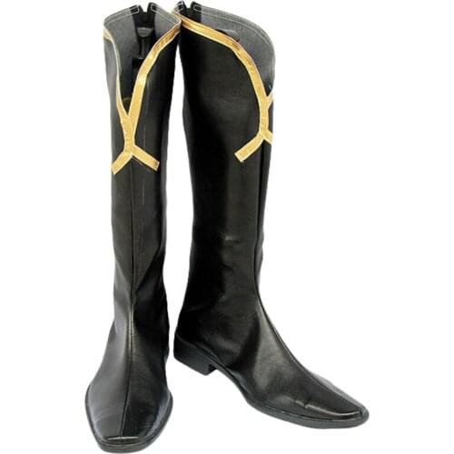 Code Geass Lelouch of the Rebellion Jeremiah Gottwald Shoes Cosplay Boots Jeremiah Costume Shoes Halloween Carnival Cosplay Prop