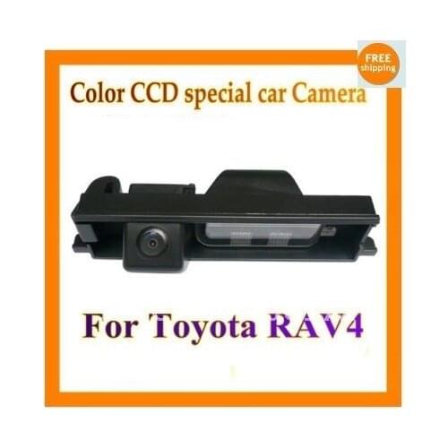 High quality color CCD Car Reverse Rear View backup Camera parking rearview For Toyota RAV4 RAV 4