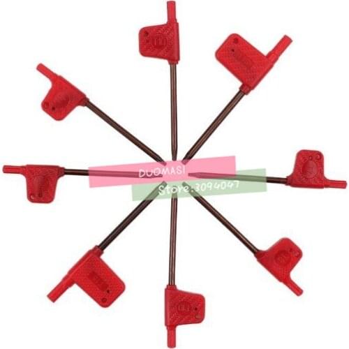 10PCS T6 T7 T8 T9 T10 T15 T20 Screw Driver Screwdriver for Xbox Red flag wrench Inner six lathe accessories