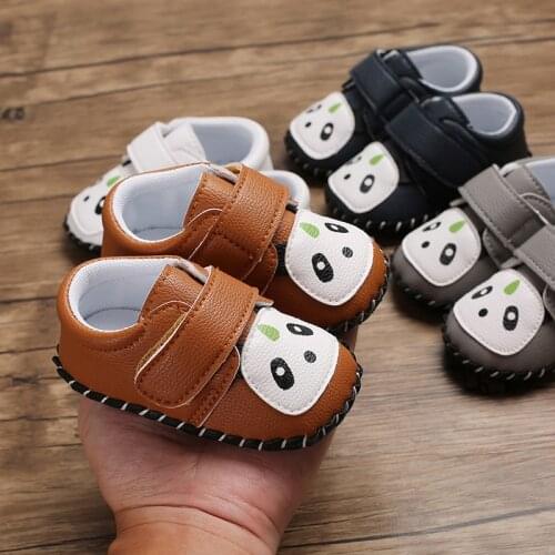 4 Colors Brand Spring Baby Shoes PU Leather Newborn Boys Girls Shoes Non-Slip First Walkers Baby Moccasins 0-12 Months