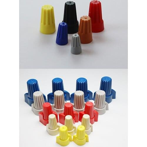 50Piece/lot P71 P72 P73 P74 P76 SP1 SP2 P11 P12 P13 P15 P17Screw on wire connector nylon material close end terminal