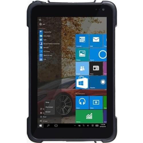 8" Rugged Windows 10 Android Tablet with 1D 2D Bar code Scanner Reader Handheld Industrial Computer PDA Scanner NFC RFID Tablet