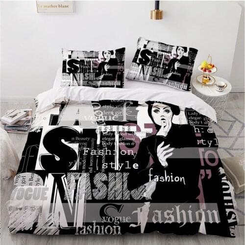 Abstract Grunge Style Bedding Sets Duvet Covers Pillowcases Comforter Bedding Set Bedclothes Bed Linen