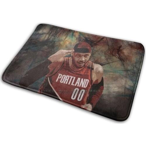 Carmelo For 3 Mat Rug Carpet Anti-Slip Bedroom Entrance Door Mat Carmelo Anthony Melo Portland Damian Lillard Bubble Playoffs