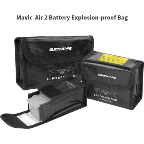 Mavic Air 2 Battery Safe Bag Fireproof Case Explosion-proof Battery Storage Bag for DJI Mavic Air 2 drone Accessories