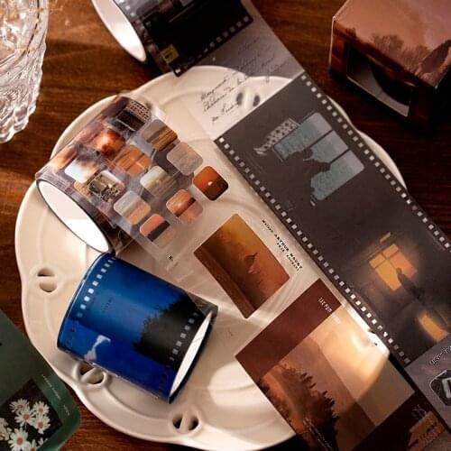 Literary film series PET Washi Tape Decorative Adhesive Tape Masking Tape For Stickers Scrapbooking DIY Stationery Tape