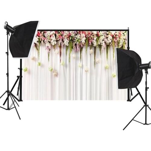 225*150cm Flowers Wooden Board Photography Background Wedding Decor Baby Photo Backdrop Photo Studio Prop Party Decoration