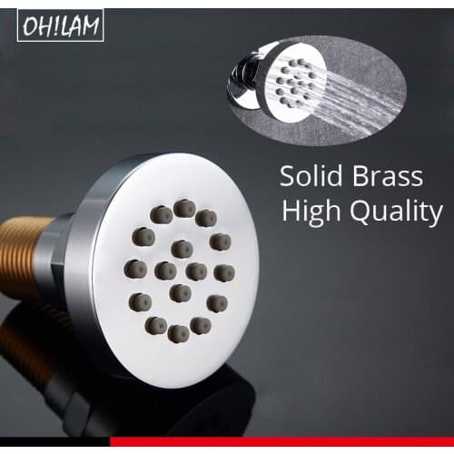 Brass Chromed Wall Mounted Shower Spraying Nozzle Jets High Quality Bath Spa Massage Body Jets For Bathroom Shower Accessories