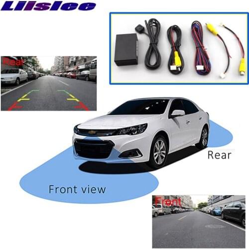 Car Front Rear View Back Camera Controller Box Converter Switch For Vehicle Blind Spots Area Parking Driving Look Plug and play