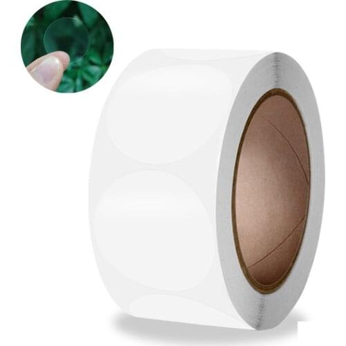 25mm/38mm Round PVC Transparent Stickers Scrapbooking For Packaging Gift Bag Gift Box Sealing Labels Clear Waterproof Stickers