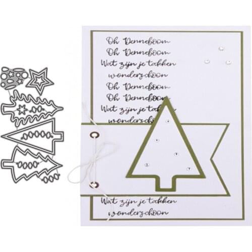 Tree Metal Cutting Dies for Scrapbooking Handmade Tools Mold Cut Stencil New 2021 DIY Card Make Mould Model Craft Decoration