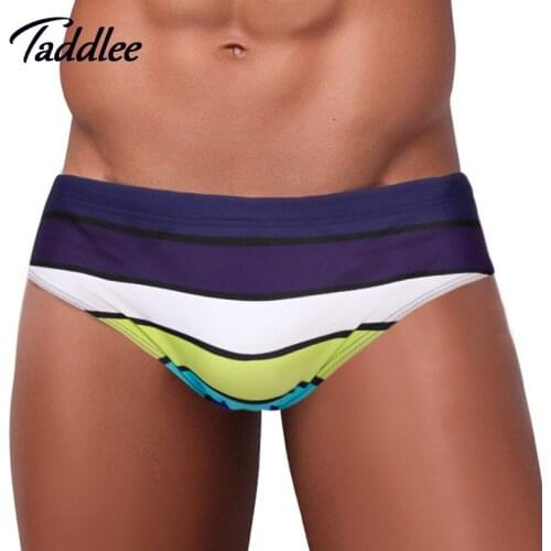 Taddlee Brand Man Mens swimsuits Briefs Swimwear Swim Boxer Shorts Trunks New Men Swimming Bikini Gay Surf Board Shorts Sea