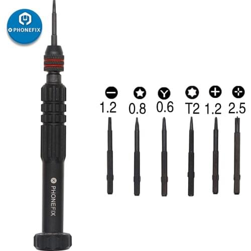 6 in 1 Screwdriver Set Y0.6 Pentalobe Torx Screw Bits Kit Phone Screen Repair Hand Tool For iPhone Computer Laptop Repair Kit