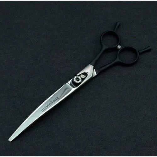 7" Pet Dogs Gromming Scissors Down Curved Shears Sharp Edge Animals Cat Downward Cutting Stainless Steel Barber Cutting Tools