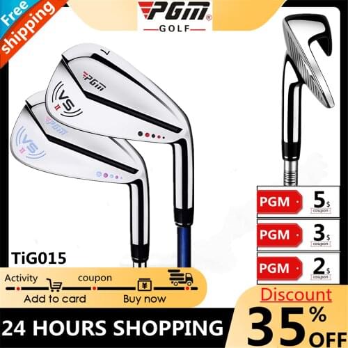 PGM Golf Club TiG015 Mens 7 Stainless Steel Club Right Hand Beginners Practice Learning Training