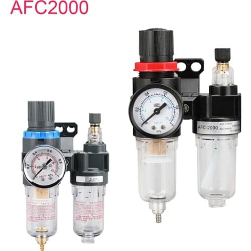 Pneumatic Air Source Processor AFC2000 + AL2000 G1 / 4 "AFC2000 air compressor oil and water separator filter regulator trap