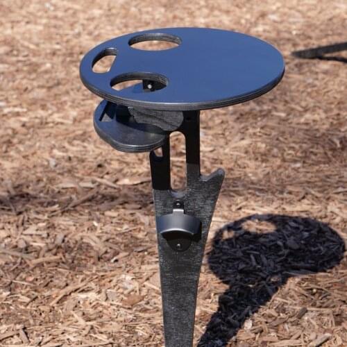 Portable Foldable Table Wine Whisky Beer Wine Folding Desk Outdoor Furniture Tables Picnic Tools Party Games Drinking Desk J30