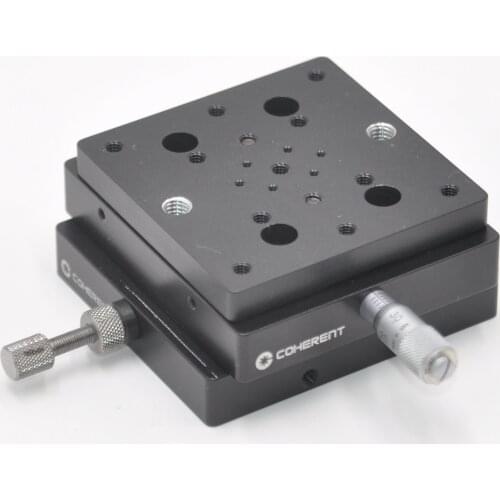 COHERENT two-dimensional XY axis 62.5 * 62.5mm optical high precision micrometer manual displacement fine adjustment table